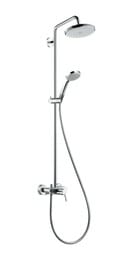 Душевая система Hansgrohe Croma 220 Showerpipe с однорычажным смесителем, держатель 400мм,хром 27222