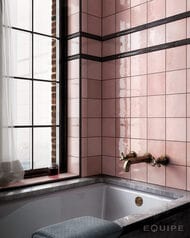 Плитка настенная EQUIPE VILLAGE Rose Gold (132х132) розовая (кв.м.)