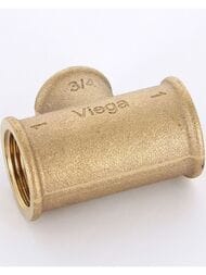 Тройник VIEGA 1"х3/4"х1" В бронза арт. 264 420