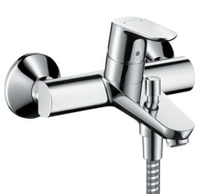 Смеситель Hansgrohe Focus 31940 для ванны, настенный, с фиксированным изливом, однозахватный