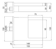 ����� ��� ������ ��� ���� Bossini Bocca Cascata XL ���������, ������ ������� E88500.073