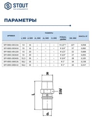 Переходник STOUT 1/2"Нх20 для металлопластиковых труб прессовой SFP-0001-001220 — изображение 4