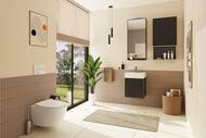 Раковина подвесная Vitra ArchiPlan 7400B003-0001 450х380х120, перелив,антибакт. покрытие, белый