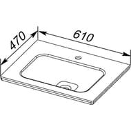 �������� ��� ����� Caprigo ������� 60 (606�470) �����