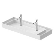Умывальник накладной Duravit Bento Starck Box 1145х460х120 2 отв. под смеситель, белый 2660113272