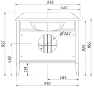 ����� ��� �������� Caprigo �������� 100 blue pastello vintage 970�960�605 ��� ���������� 11119-�044