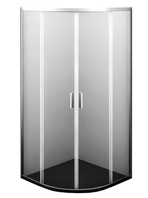 Душевой уголок WasserKRAFT Lippe 45S01 (900х900х1850) стекло прозрачное/профиль серебристый