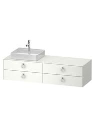 ����� ��� �������� Duravit White Tulip 1600�408�550��, 4 �����, ����� ���. WT4995L36360000