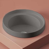 Раковина ArtCeram Fuori Scala 400х400 врезная/накладная, серо-оливковый TFL032 15; 00