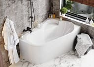 Ванна акриловая VAGNERPLAST SELENA 147 R (1470х1000х430) угловая, правая VPBA141SEL3PE-04