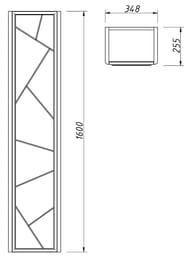 ����� Caprigo TIBET Lotto 348�1600�255 ���������, �����, ���� ������ 35051L-084