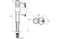 Впускной клапан IDDIS F012400-0007 нижний подвод воды