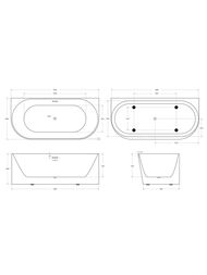 ����� ��������� BelBagno BB412-1700-800-MATT 1700x790x580 ����������, �����������, �����