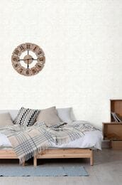 Обои виниловые на флизелине Marburg City Glam 32301 (1,06х10,05) дамаск, белые (рул.)