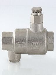 Клапан обратный VALTEC 3/4"ВВ с дренажем и воздухоотводчиком, VT.171.N.05