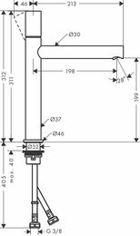 ��������� Axor Uno 45003990 ��� ����������� �������������, ������������ ������, ������������ ������