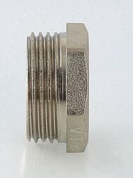Футорка VALTEC  3/4"Н х 1/2"В латунь никелированная, VTr.581.N.0504