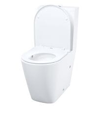 Унитаз-компакт IDDIS Slide SLIRDSEi24 630х370х800 безободковый, смыв Торнадо, с сиденьем, белый