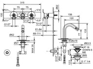 ��������� Fantini Venezia ��� ���� �������������� ��� ���������� ����������,���� 2902N411SB