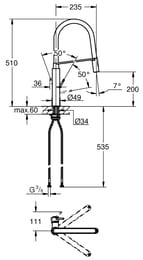  Grohe Concetto 31491000   , ., 