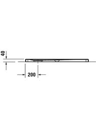 ������ ��������� Duravit Tempano 1000�900�40 720195000000000