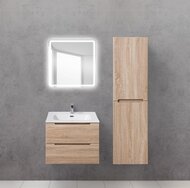 Зеркало BelBagno (800x30x800) с подсветкой и кнопочным выключателем SPC-MAR-800-800-LED-BTN