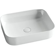 Раковина накладная Ceramicanova Element 500х390х130 без перелива и отв. под смеситель, белый CN6011