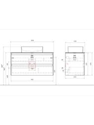    Aqwella Geometria (992x525x446) , 2 ,   GE01102MD