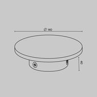 ������������� ��������� Maytoni Wald (����) O420WL-L7GF, 3000� 7�� IP 65, ������