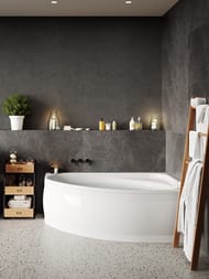 Ванна акриловая VAGNERPLAST HAPI 170 R (1700х1100х450) угловая, правая VPBA170HAP3PX-04