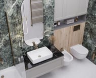 Керамогранитная плитка Laparet Nembus Green полир.(600х1200) мрамор, зеленая (кв.м.)