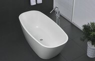 Ванна акриловая BelBagno BB72-1700-W0 1700х780х600 отдельностоящая, без перелива, д/к, цвет: белый