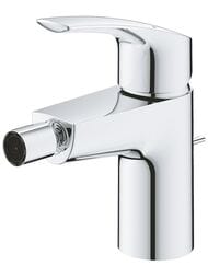 Смеситель для биде Grohe EuroSmart 84 мм, однозахватный, с донным клапаном, хром 32929003 — изображение 3
