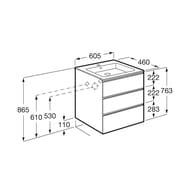 ����� Roca GAP ��������� (453x585x741��.) � ���������, ����� ������ 857552806+ 32799E000