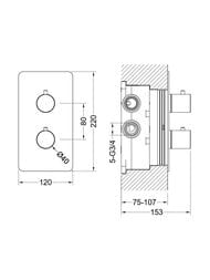 ��������� ��� �����/���� Aquatek ������ AQ1393CR ������������, ���������, 3 ������, ����: ����