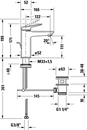    Duravit Wave M ,   111, /,   WA1020001010