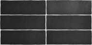 Плитка настенная EQUIPE MAGMA Black Coal (65х200) черная, 24962 (кв.м.)