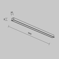 �������� ���������� ������������ Maytoni Technical (��������) 4000K 50x35 20 �� (������, 1 �) LL313012, IP33