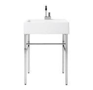 Раковина подвесная/накладная Simas FROZEN (600x500х200) без отверстия белая FZ 10 bia