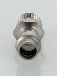 Пресс соединитель VALTEC 18х1/2"Н, нерж. сталь, VTi.901.I.001804