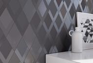 Керамогранитная плитка Wow Flow Diamond Decor Black (139х239,5) черная 117360  (кв.м.)