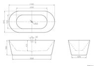 ����� ��������� BelBagno BB306-1785 (1785x840x580) ���������������, ��������