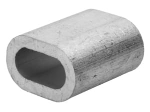 Зажим троса (втулка) DIN 3093 M2 (4 шт.) алюминий 7-0010740