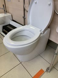 Уценка! Унитаз Jacob Delafon OVE Vario E1584-00 приставной 555х355х390 с крышкой-сиденьем микролифт