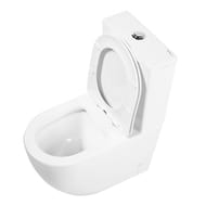 Унитаз-компакт BelBagno Amanda (385х620х845) горизонтальный выпуск, белый BB051CPR+BB051T