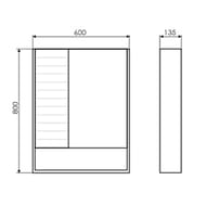 �������-���� COMFORTY �����-60 (600�800�135) �����/��� ��������