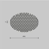 ������������ ������ ��� ������������ ����� Maytoni Dip (���) HoneyComb001-D41.5 15��, ������