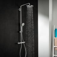 Душевая система Hansgrohe Croma 220 Showerpipe 27185000 с термостатом,поворотн. держатель 400мм,хром