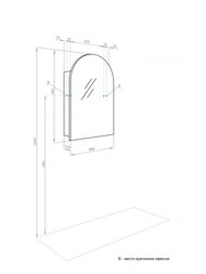 ���������� ���� AQUATON ����� - ������� 60 1A286402CB82R 600�130�900 ������ ������