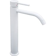 Смеситель для раковины Paffoni Light LIG081BO однозхватный, высокий, белый матовый